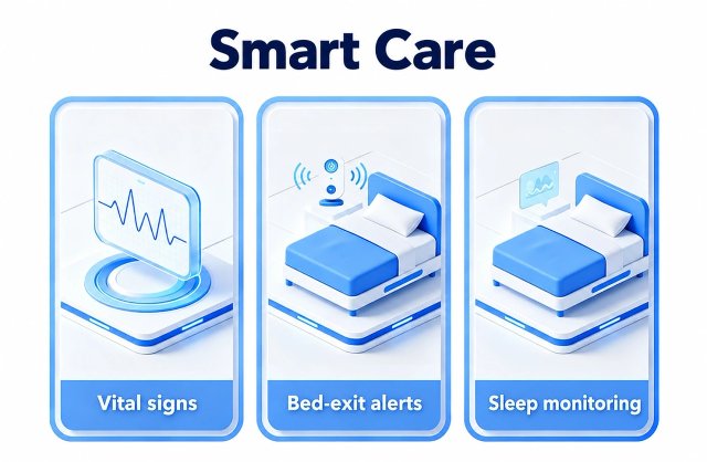 Smart Care — Vital Signs, Bed-Exit and Sleep Monitoring