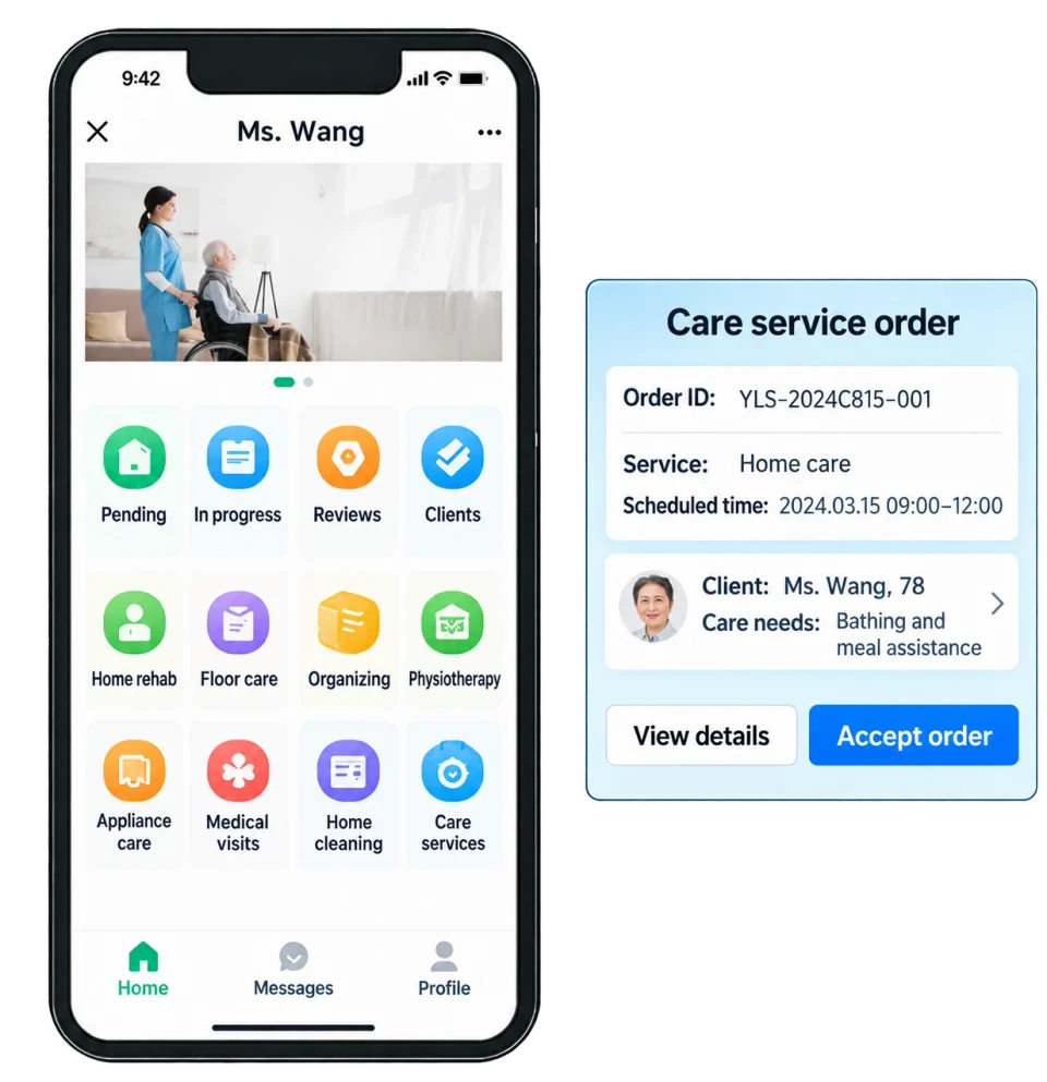 Care provider app